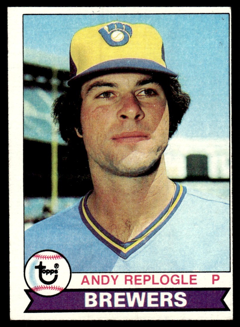 1979 Topps Andy Replogle Rookie Milwaukee Brewers #427