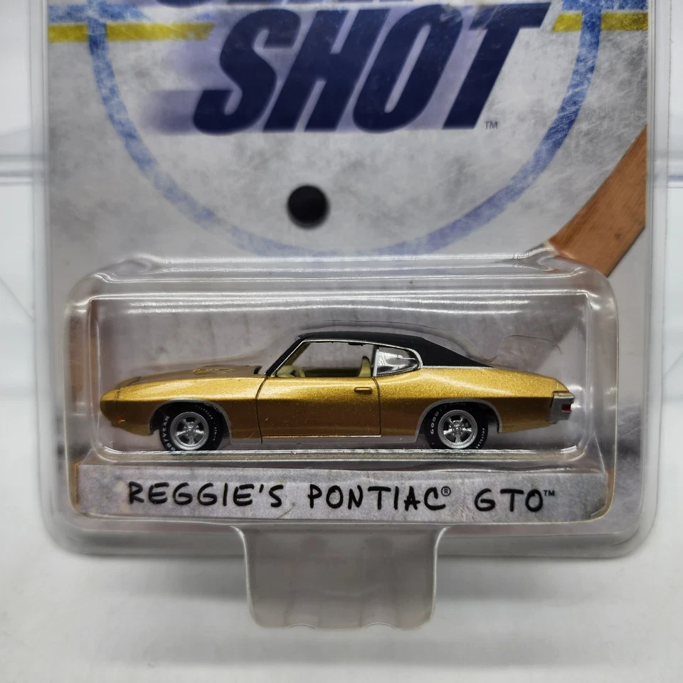 UH Greenlight Hollywood Reggie's Pontiac GTO Slap Shot Edición Limitada RARO LEER Foto 3 de 4