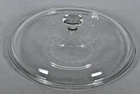 Vintage Pyrex 624-C Clear Glass Ribbed Round Replacement Lid 8-3/4"