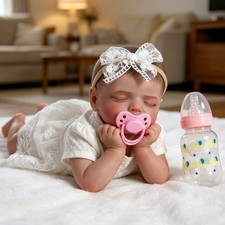 16" Real Realistic Reborn Baby Dolls Vinyl Silicone Newborn Doll Girl Doll Gift