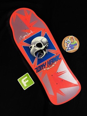 SIGNED Tony Hawk Bones Brigade Series 6 Pink Powell Skateboard