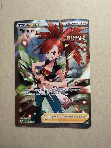 2021 Pokemon Chilling Reign 191 FA/Flannery NM