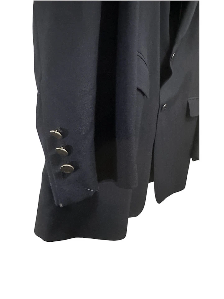 Jaqueta Burberry Vintage Terno de Lã Blazer Casaco Esportivo Tamanho 44 - Imagem 3 de 4