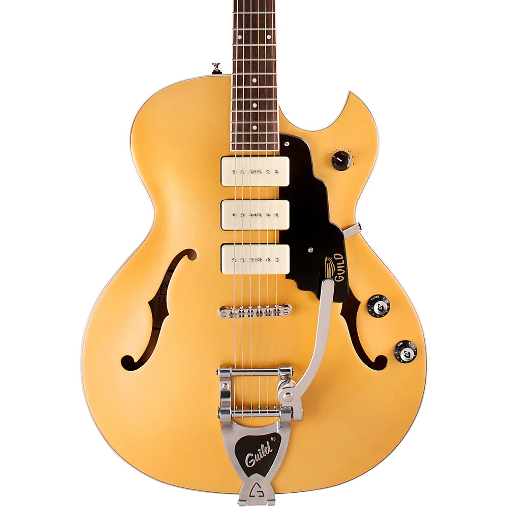 Guild Starfire I Jet90 Semi-Hollow Electric Guitar Satin Gold 128690₽