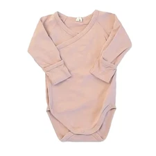 Quincy Mae Blush Side Snap Bodysuit One-Piece Baby 3-6 Months