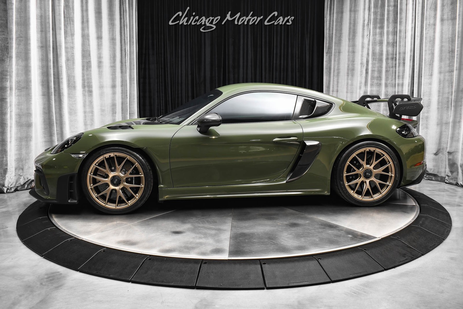 2023 Porsche 718 Cayman Sonderwunsch PTS Nato Olive Weissach Magnesium Wheels