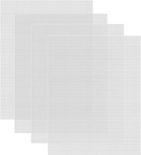 Caydo 7 Count Plastic Mesh Canvas Sheets Eye Mesh for Embroidery, Acrylic Yarn C