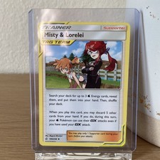 Pokémon Misty & Lorelei SM-Cosmic Eclipse 199/236 Uncommon Trainer TAG TEAM
