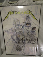 Metallica ... And Justice For All 24" x 36" Album Cover Framed Poster by Pyramid
