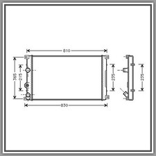 Radiateur Nissan INTERSTAR