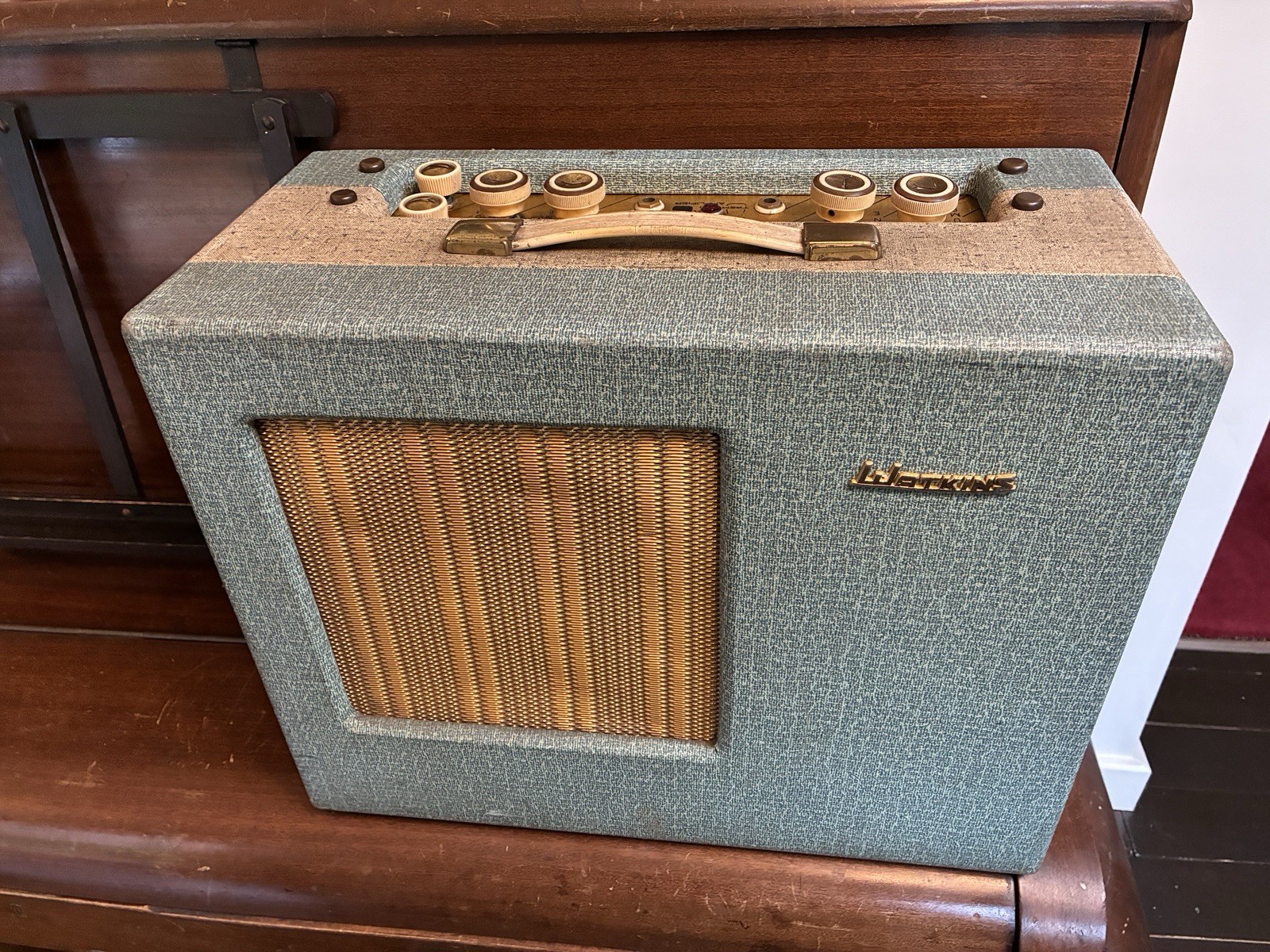 Vintage 1960??s Watkins Westminster Tremolo 14w Guitar Valve Guitar Blue Amp Rare