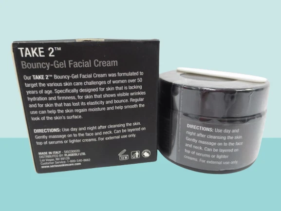 SERIOUS SKINCARE TAKE 2 GEL HINCHABLE CREMA FACIAL 1,7 OZ EN CAJA Foto 2 de 2
