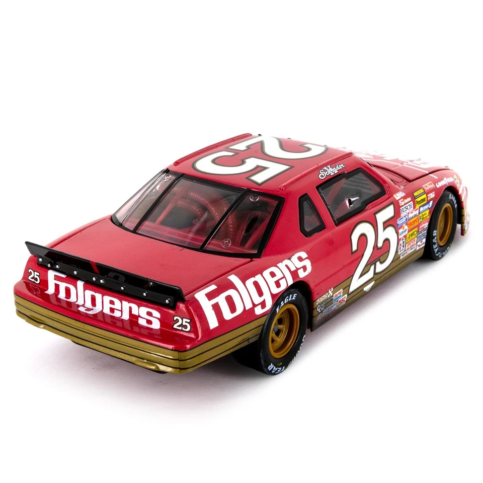 Ken Schrader Autographed Charlotte Race Win 1:24 Standard 1989 Diecast Car - - Image 2 of 4