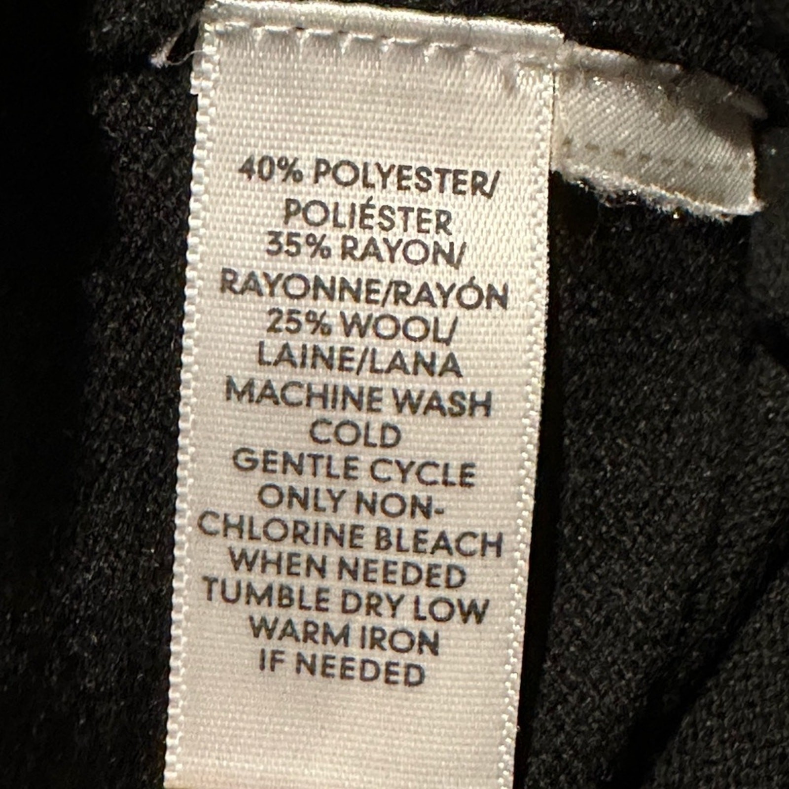 Loft Womens Medium Basic Black Crew Neck Sweater … - image 7