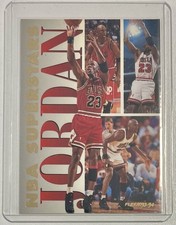 Fleer 1993-94 NBA Superstars Michael Jordan Insert #7 of 20 Chicago Bulls