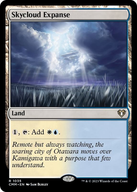 SKYCLOUD EXPANSE 1035 Commander Masters MTG Magic NM
