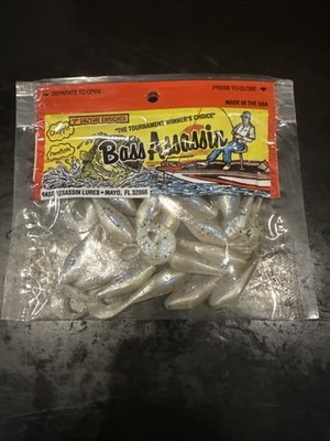 Bass Assassin - 2'' Curly Shad 20 Per Pack Crystal Shad