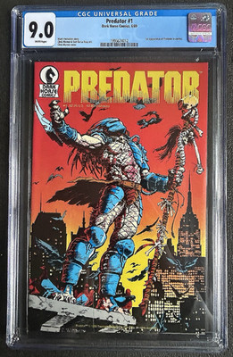 Predator #1 1989 Dark Horse Chris Warner 1st App Of Predator CGC 9.0 1995674012