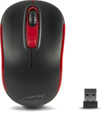 Speedlink CEPTICA Wireless USB Mouse 1600dpi- Black/Red