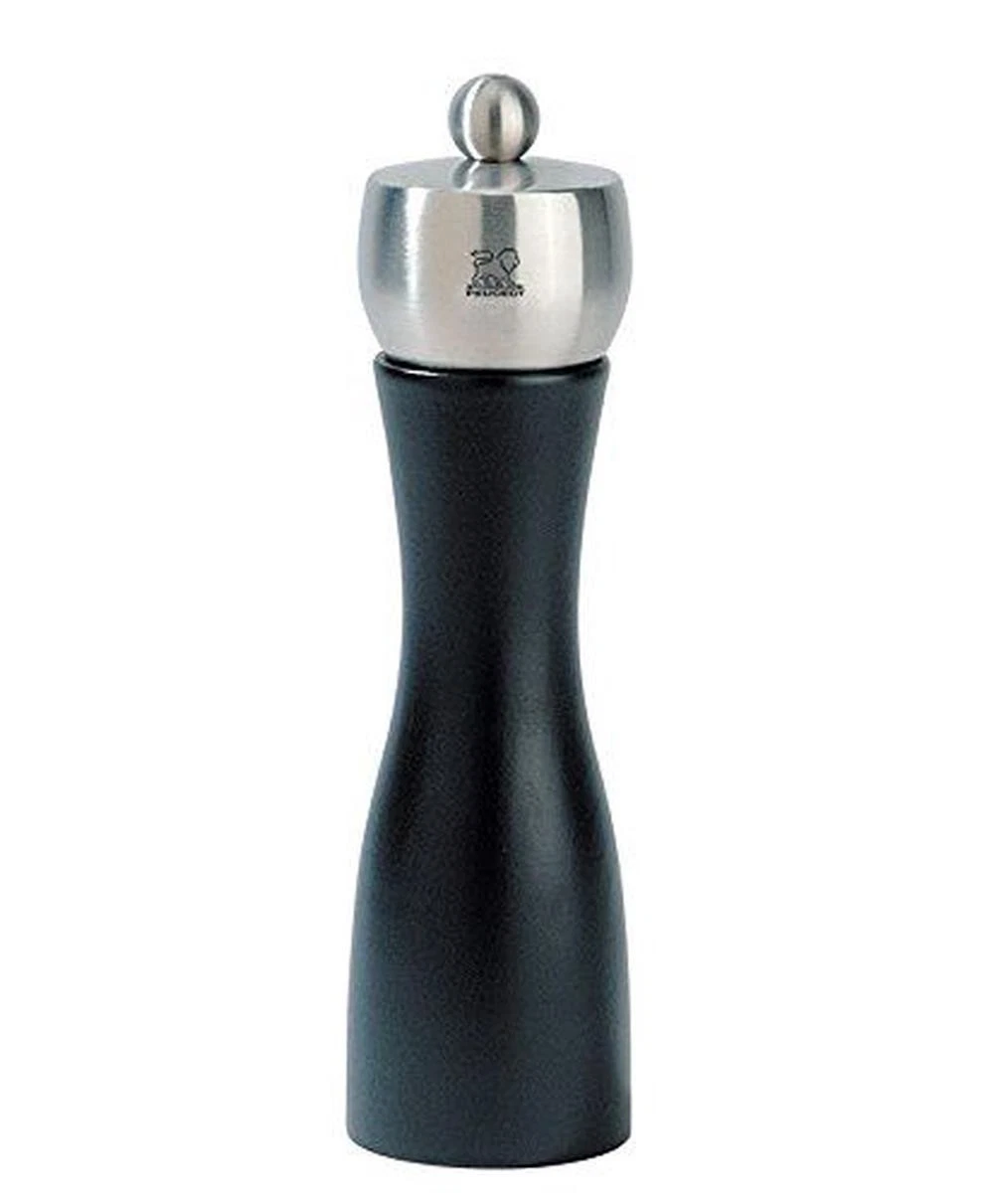 Peugeot Salt Mill Black Mat/Stainless Steel - 20cm