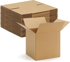 6X6X6-Small-Shipping-Boxes-30-Pack-Brown-Corrugated-Box-Mailers, Cardboard Boxes