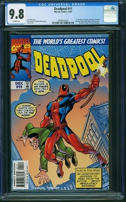 Deadpool #11 12/97 Marvel Comics CGC 9.8! (Amazing Fantasy #15 homage)