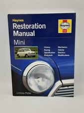 Haynes Restoration Manual for the Mini by Lindsay Porter - VGC