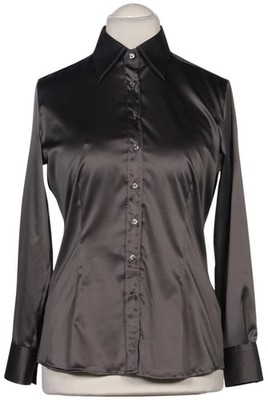 Robert Friedman Bluse Damen Oberteil Hemd Hemdbluse Gr. L Grau #unojn6o