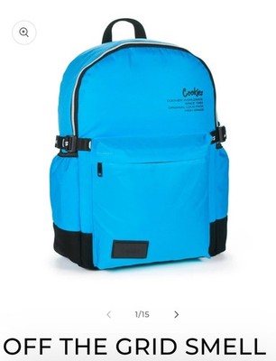 Cookies Off-The-Grid Smell Proof Backpack, cookies Blue