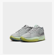 Nike Ja 1 Big Kids' Basketball Shoes Grey Green Size 5.5