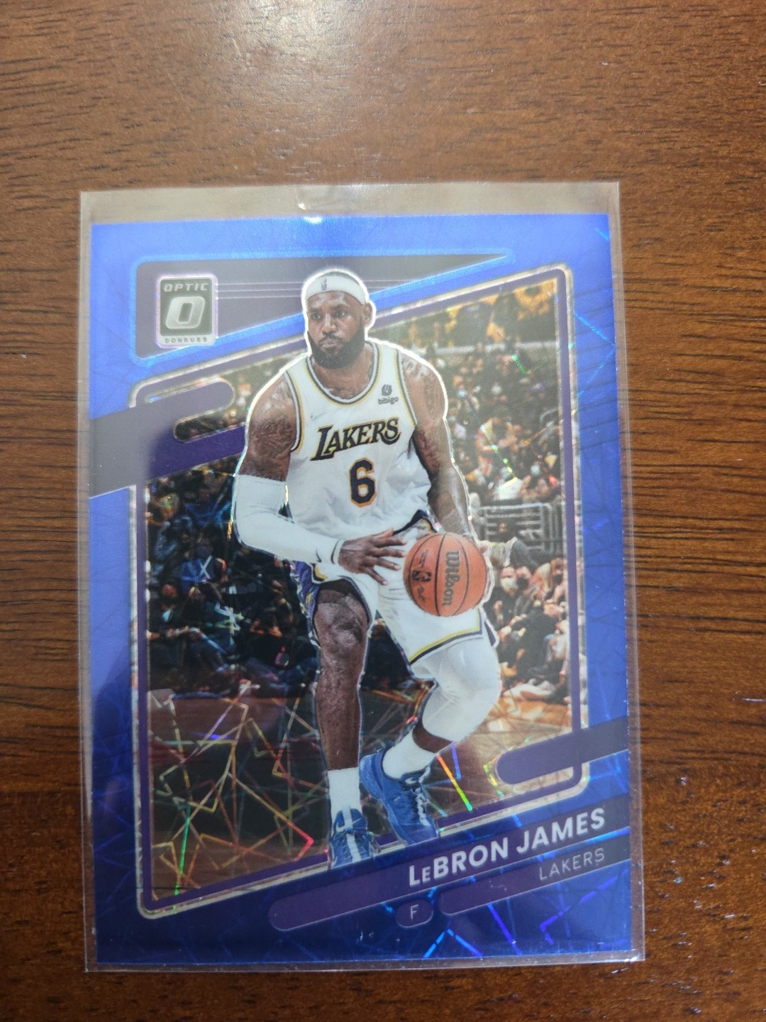 2021-22 Panini Donruss Optic - LeBron James #41 Purple Prizm