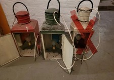 Antike Schiffslampe Schiffslaterne Positionsleuchte Bootslampe Elektrifiziert