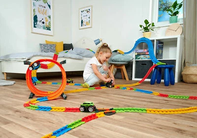 Smoby FleXtreme-Welt Stunts Looping Rennbahn Rennstrecke Rennauto