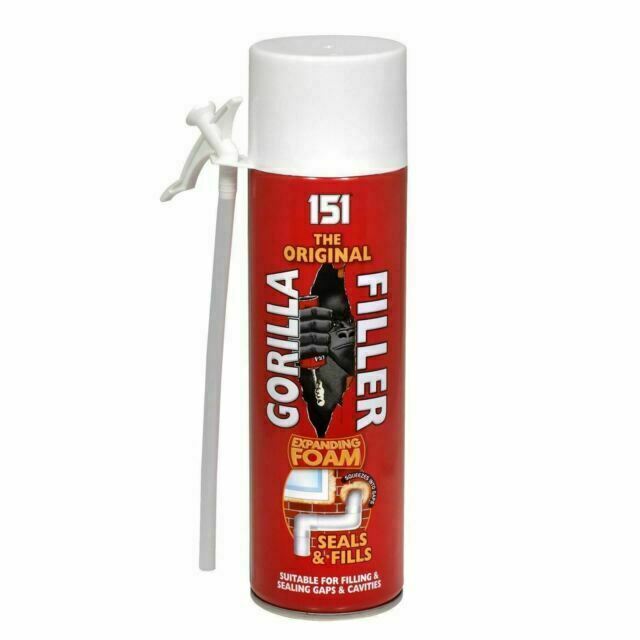 Gorilla Filler Weatherproof Seals & Fills Expanding DIY Adhesive Cartridge 500ml - Image 6