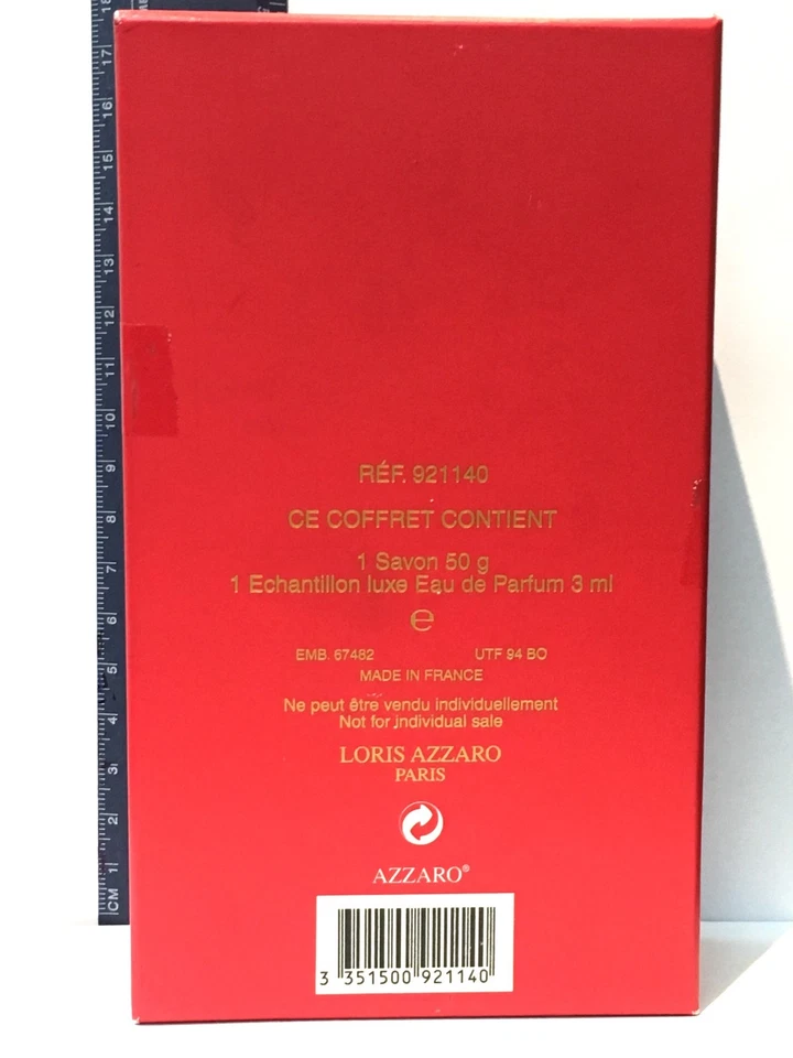 Loris Azzaro Oh la la Perfume 3ml & 50g Savon (2 Sets) Mini Gift Set - Image 2 of 3