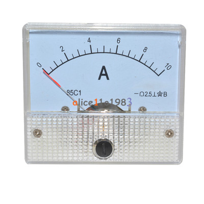 85C1 GB/T7676-98 Analog Panel AMP Meter Voltmeter Gauge DC 0-30V/50V 0-5A/10A | Canada