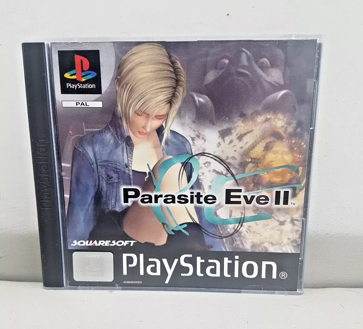 ps1 PARASITE EVE II 2 Game Sony Playstation PAL UK RELEASE