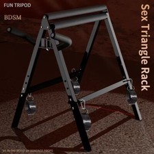 SM Sex Furniture BDSM Training Tripod Chair Female Play Props Sex Toys