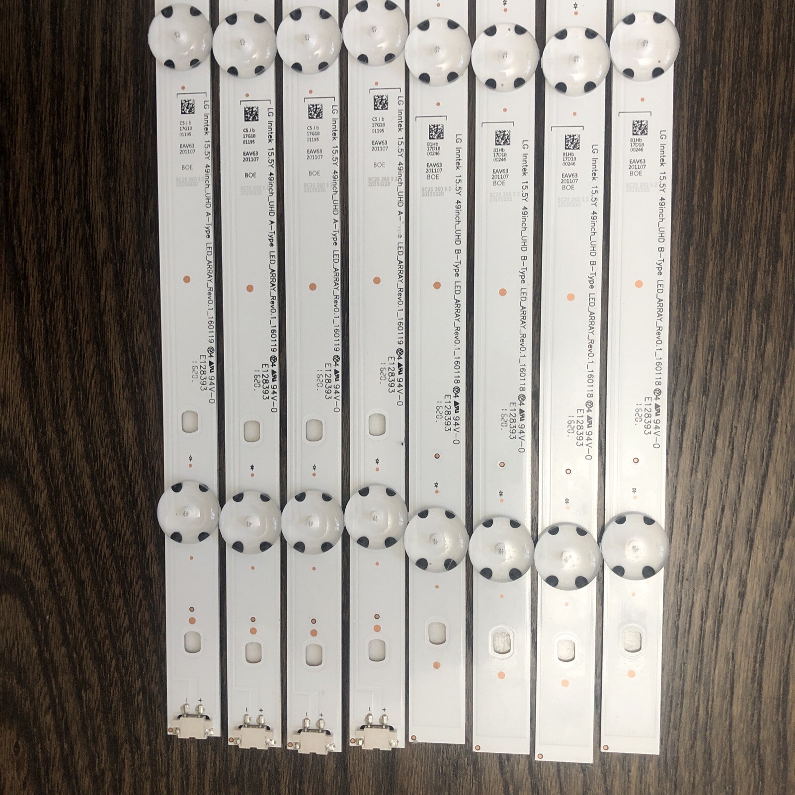 LED Hintergrundbeleuchtung Für LG 49 Zoll TVs - 8 Streifen Set 998mm