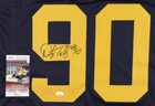 Darryl Talley Signed West Virginia Mountaineers Career Highlite Jersey (JSA COA) — photo 2