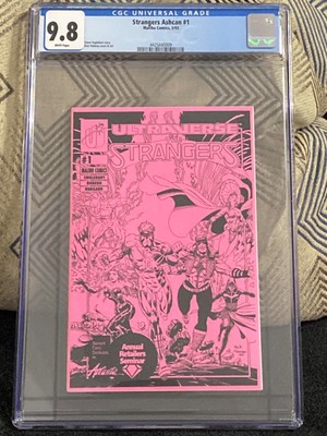 RARE STRANGERS ASHCAN #1 CGC 9.8 MALIBU 1993 Retailers Seminar low print 1st HTF