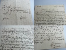 Prof. Franz Baur (1793-1849): letter Mainz 1838 on price writing (PAUPERISM)