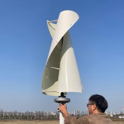 2000W Vertical Windkraftanlage Windgenerator Windturbine for On Grid System 48V 
