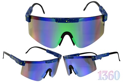 P/V OVER SIZED SPORT SUNGLASSES, Adjustable Arms, Cool Look ￼1360