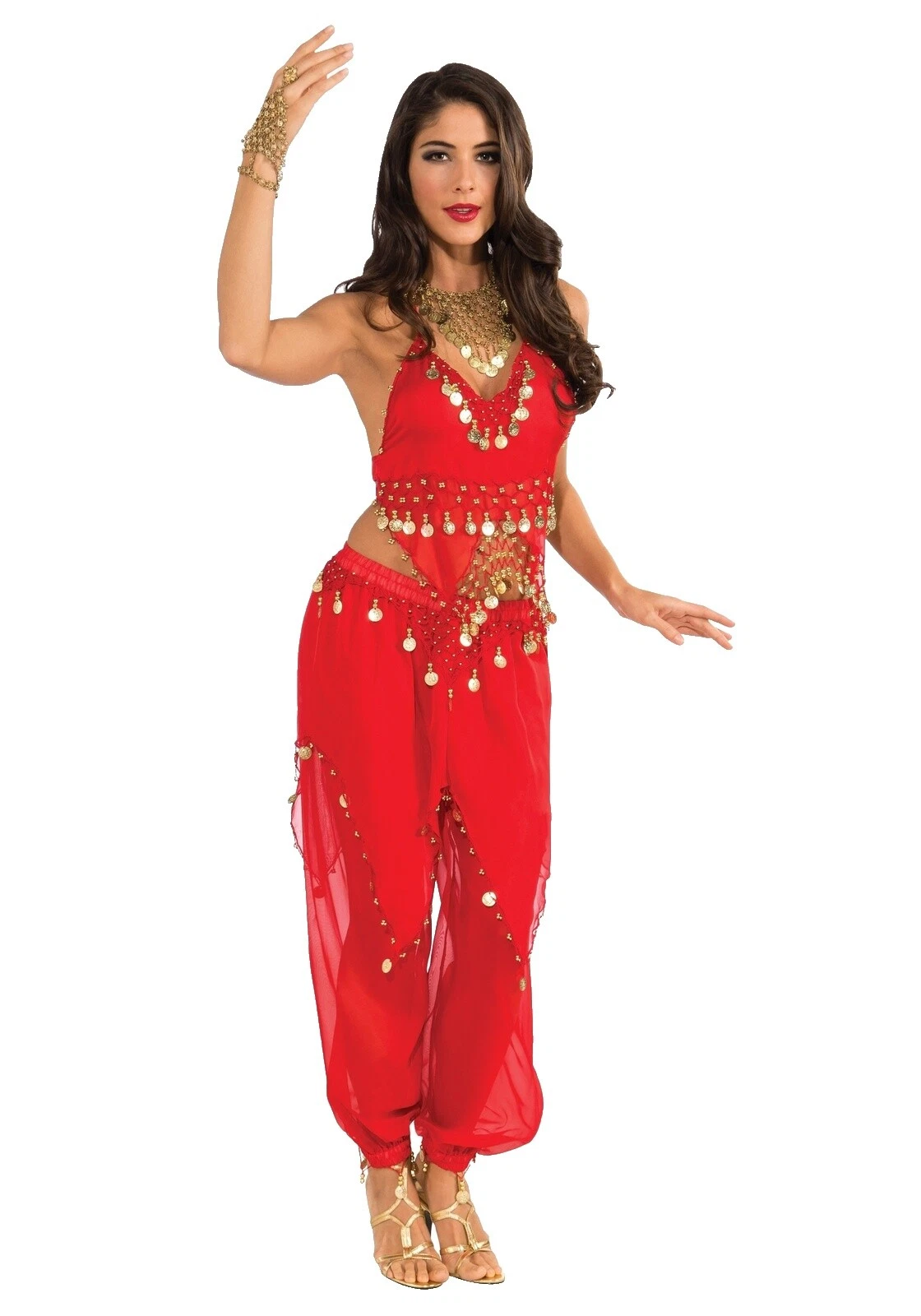 Polyester Complete Outfit Gypsy & Fortune Teller Costumes