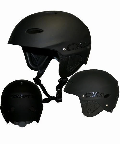 CONCEPT X HELM Kiten Surfen Wakeboard Kajak Black