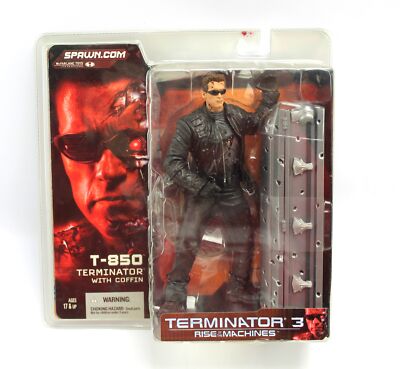 Terminator 3 T-850 with Coffin &amp; Sunglasses Action Figure McFarlane 2003