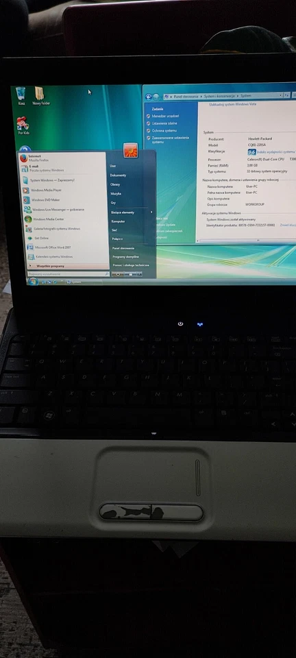 HP Compaq Presario CQ61 laptop Intel Celeron Dual-Core 1.8GHz, Notebook 455GB HD - Image 2 of 4