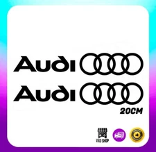 Pair Of Audi Side Decal Stickers A1 A3 A4 A5 A6 Q3 Q5 Q7 TT S Line