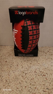 Brand New Nebraska Mini Size Football By Logo Brands!